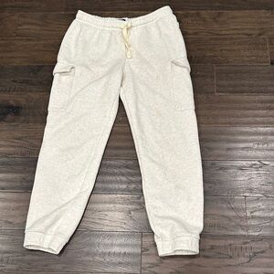 Roxy Women's Off-White Jogger Pants with Side Pockets